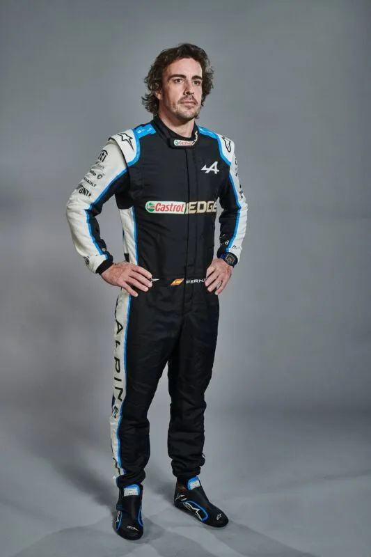Modern F1 racing suit - a perfect example of combining safety features and stylish design