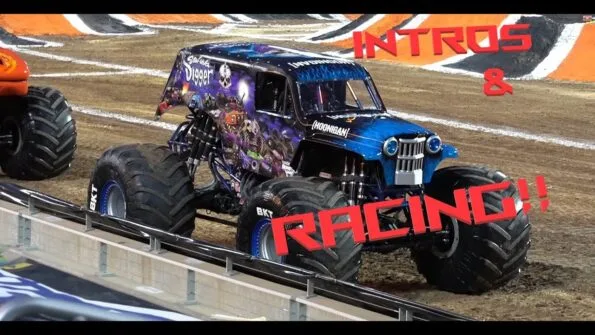 Monster Jam racing attire blending theatrical design with essential safety protection