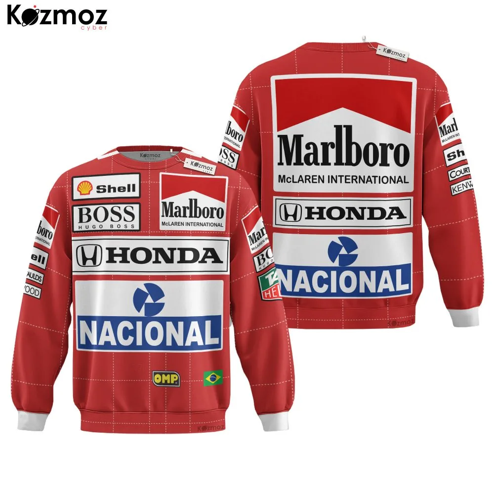 1988 Magic Senna Marlboro McLaren Honda Race Suit - Authentic Racing Team - Image 4