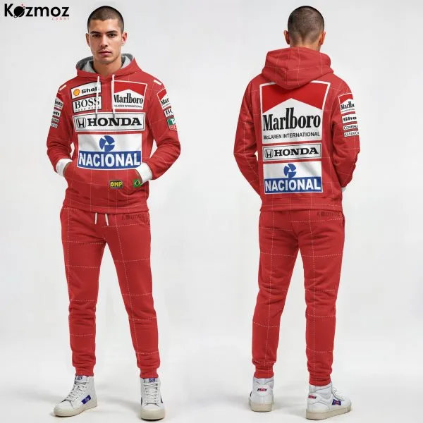 1988 Magic Senna Marlboro McLaren Honda Race Suit - Authentic Racing Team