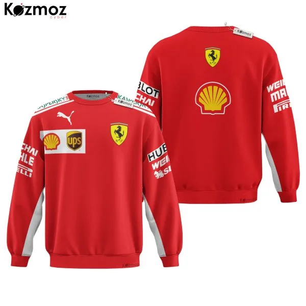 2019 Sebastian Vettel SF Racing Team Race Suit Collection - Racing Team - - Image 4