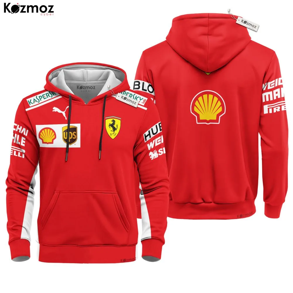 2019 Sebastian Vettel SF Racing Team Race Suit Collection - Racing Team - - Image 2