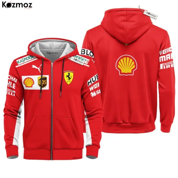 2019 Sebastian Vettel SF Racing Team Race Suit Collection - Racing Team - - Image 3