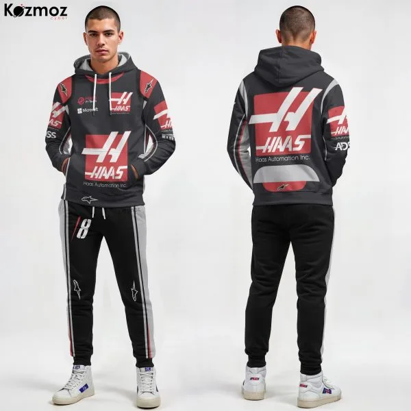 2020 Romain Grosjean Haas Race Suit Collection - Racing Team - 3