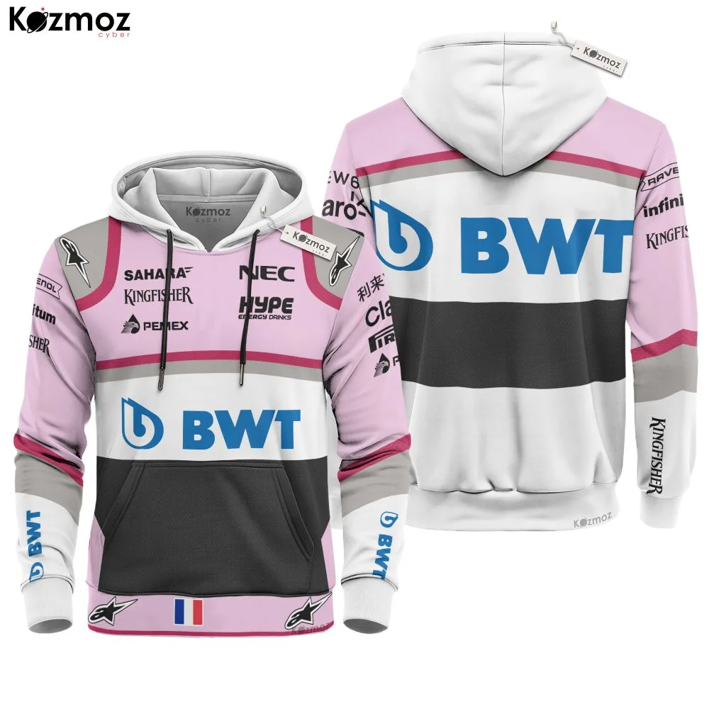 2020 Sergio Perez BWT Race Suit Collection Racing Point - Racing Team - - Image 2