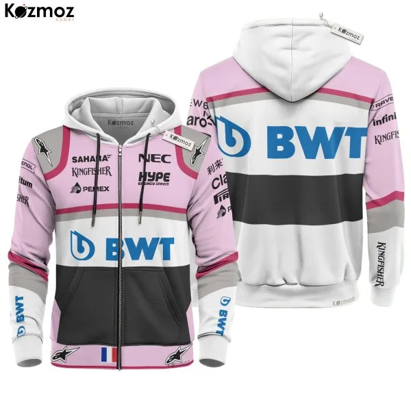 2020 Sergio Perez BWT Race Suit Collection Racing Point - Racing Team - - Image 3