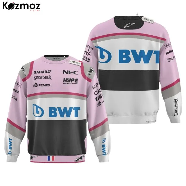 2020 Sergio Perez BWT Race Suit Collection Racing Point - Racing Team - - Image 4