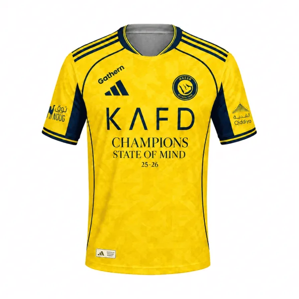 Alternative view of Al Nassr Ronaldo #7 Champions Edition Costume Football Jersey