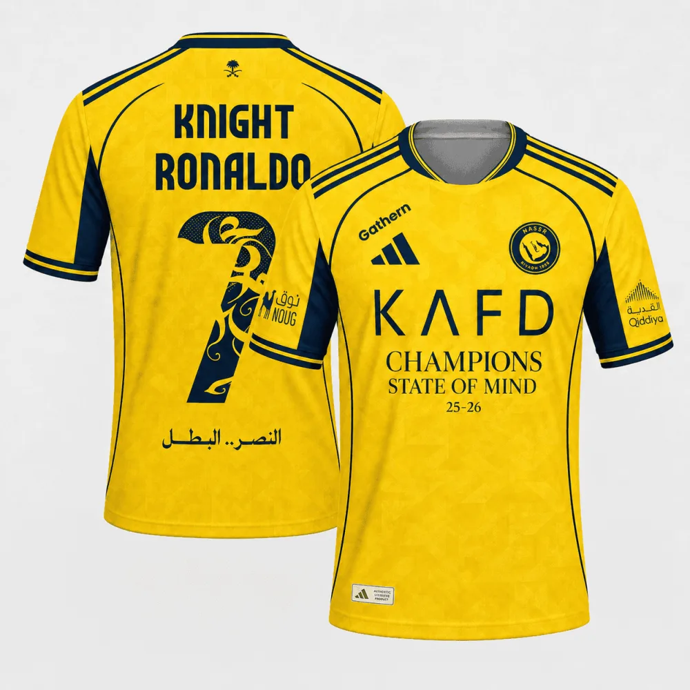 Al Nassr Ronaldo #7 Champions Edition Costume Football Jersey - Image 4