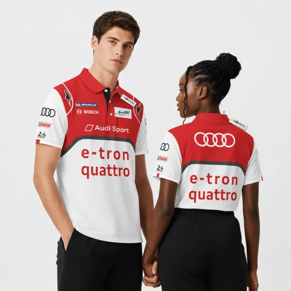 Tom Kristensen Legends Audi's Le Man 24h 2013 Custom Polo Shirt