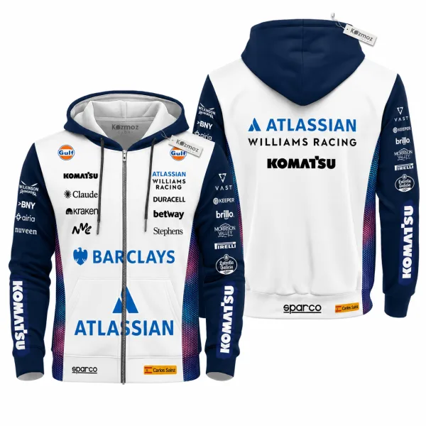 Williams MonacoGP 2026 F1 Team Edition Costume Racing Suit - Image 4