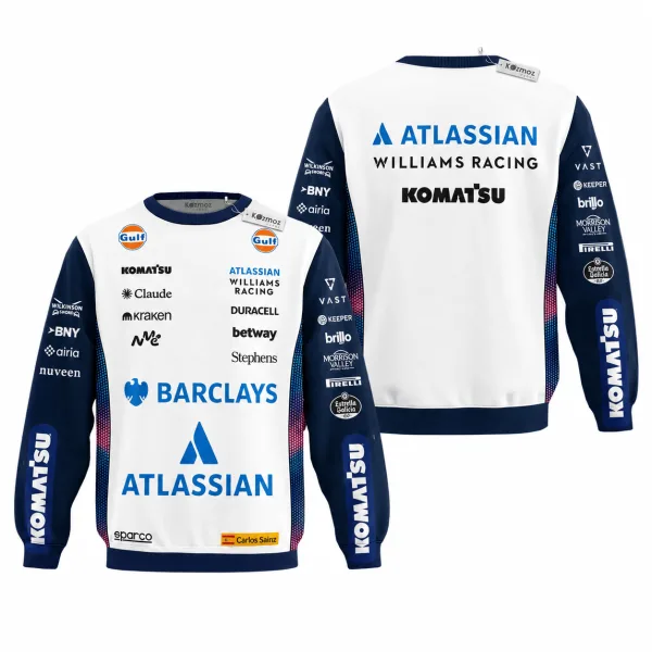 Williams MonacoGP 2026 F1 Team Edition Costume Racing Suit - Image 3