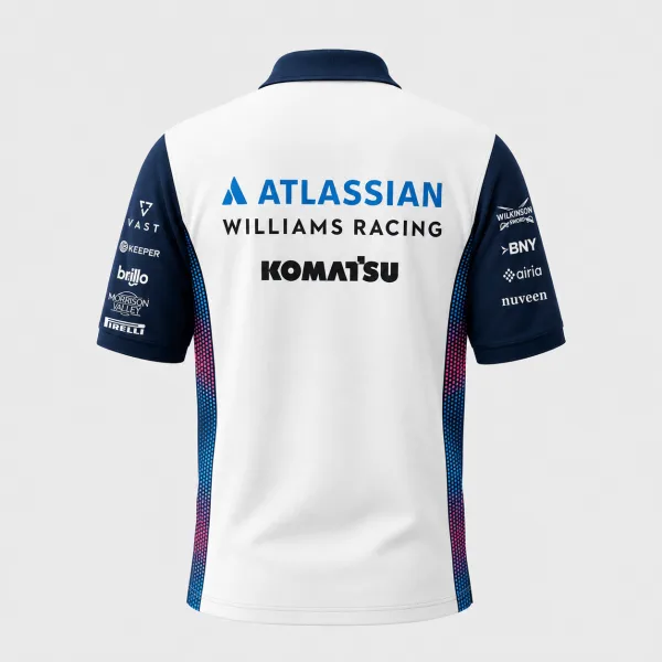 Williams MonacoGP 2026 F1 Team Edition Custom Polo Shirt - Image 3