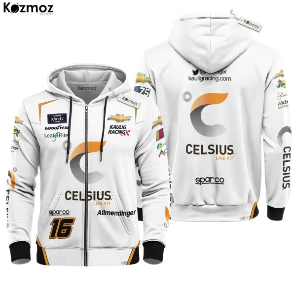 AJ Allmendinger Racing Costume Celsius 2023 Collection - Kaulig NASCAR Racing Team - Image 3