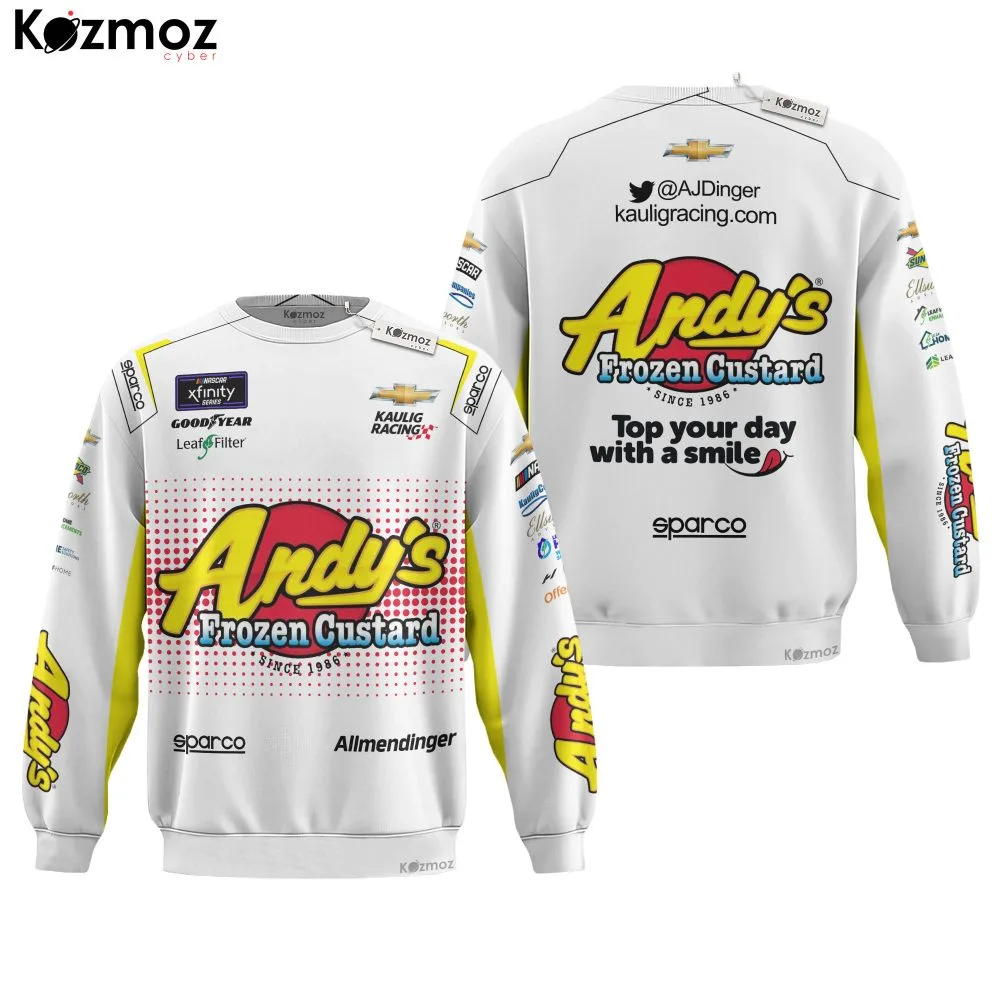 AJ Allmendinger Racing Suit Andy 2022 Collection - NASCAR Racing Team - Image 4