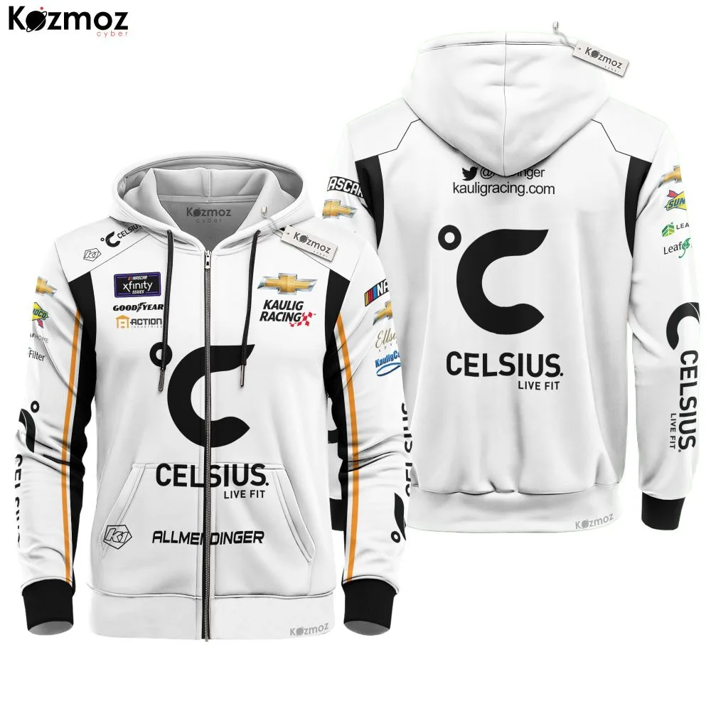 AJ Allmendinger Racing Suit Celsius 2024 Collection - NASCAR Racing Team - Image 3