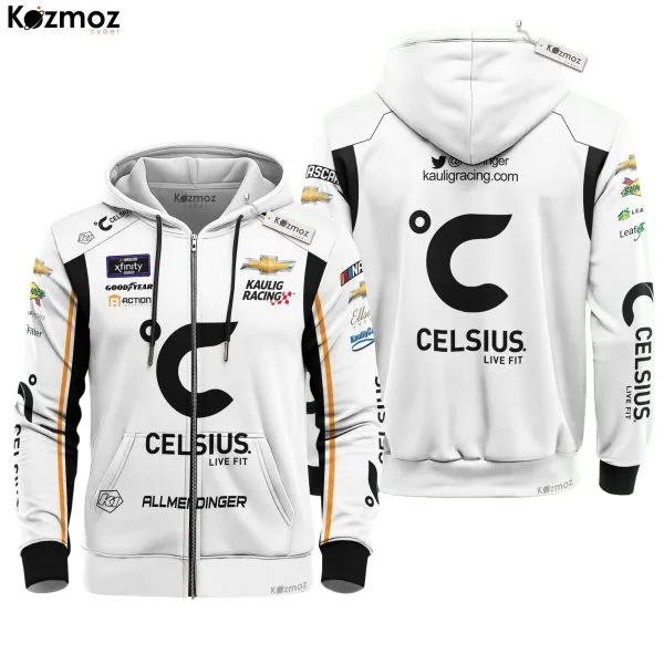 AJ Allmendinger Racing Suit Celsius 2024 Collection - NASCAR Racing Team - Image 3