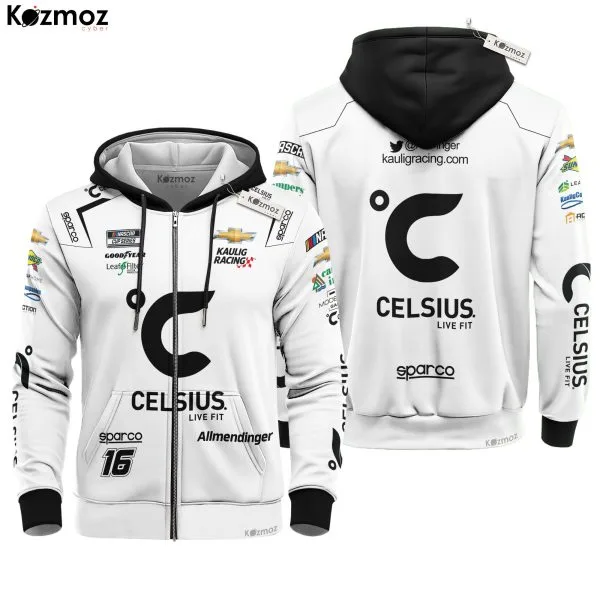 AJ Allmendinger Racing Suit Celsius 2024 Collection - NASCAR Racing Team - Image 3