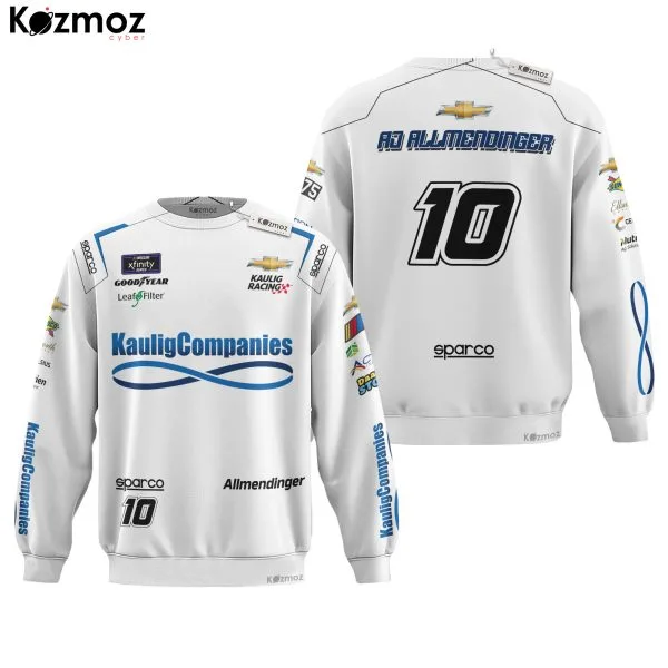 AJ Allmendinger Racing Suit Xfinity Series 2023 Collection - NASCAR Racing Team - Image 4