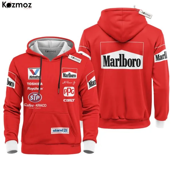 Alternative view of Al Unser Jr. Racing Suit Marlboro 1990 Collection - Penske NASCAR Racing Team