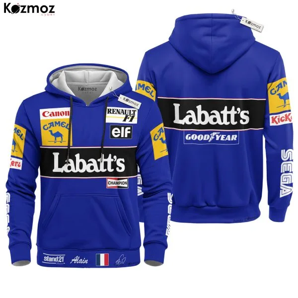 Alternative view of Alain Prost Racing Suit Labatt's 1993 Collection - Williams Renault Team