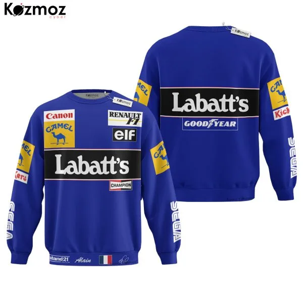 Alain Prost Racing Suit Labatt's 1993 Collection - Williams Renault Team - Image 4