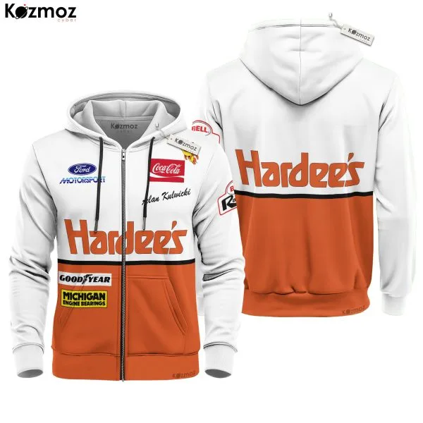 Alan Kulwicki Racing Suit Hardee 1993 Collection - NASCAR Racing Team - Image 3