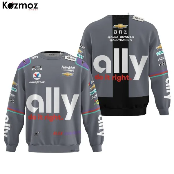 Alex Bowman Racing Suit Ally 2022 Collection - NASCAR Racing Team - Image 4