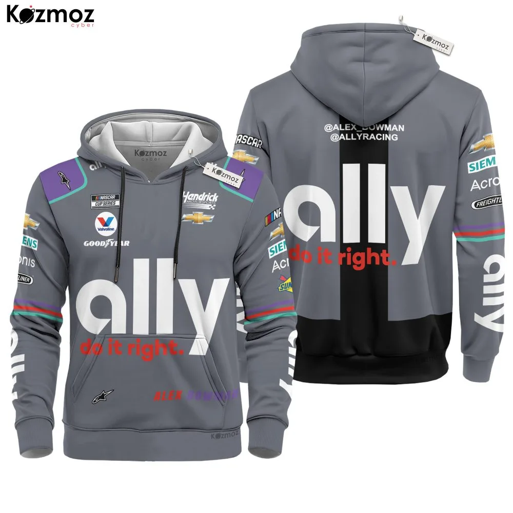 Alex Bowman Racing Suit Ally 2022 Collection - NASCAR Racing Team - Image 2