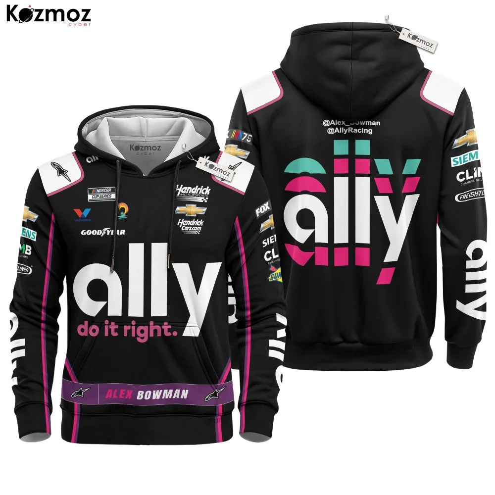 Alex Bowman Racing Suit Ally 2023 Collection - NASCAR Racing Team - Image 7