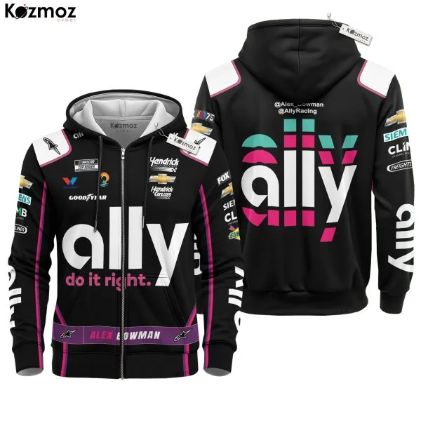 Alex Bowman Racing Suit Ally 2023 Collection - NASCAR Racing Team - Image 8