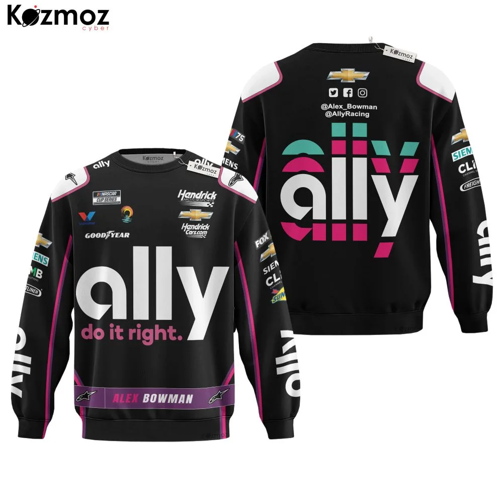 Alex Bowman Racing Suit Ally 2023 Collection - NASCAR Racing Team - Image 9