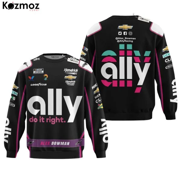 Alex Bowman Racing Suit Ally 2023 Collection - NASCAR Racing Team - Image 9