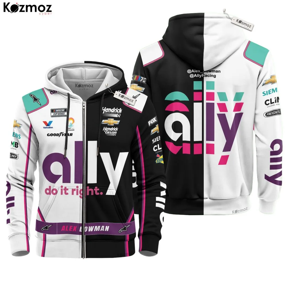 Alex Bowman Racing Suit Ally 2023 Collection - NASCAR Racing Team - Image 3