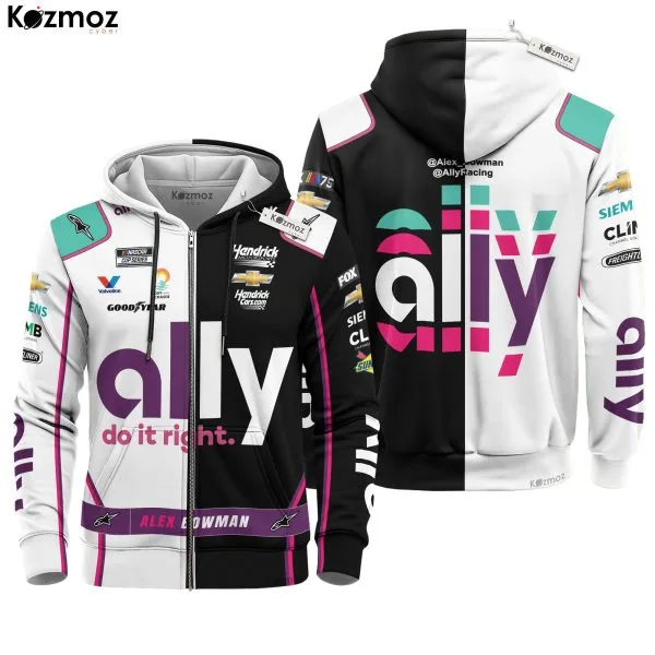 Alex Bowman Racing Suit Ally 2023 Collection - NASCAR Racing Team - Image 3