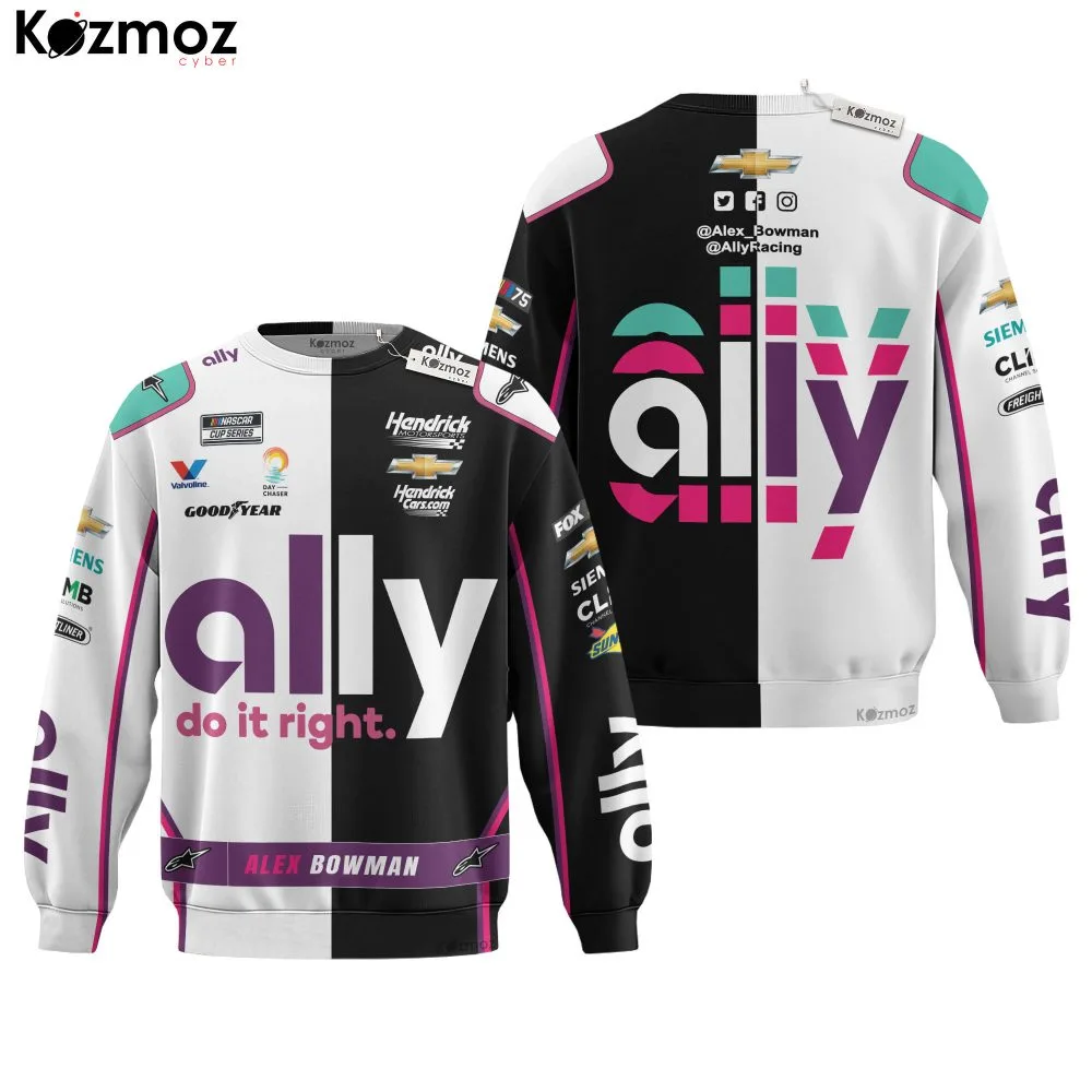 Alex Bowman Racing Suit Ally 2023 Collection - NASCAR Racing Team - Image 4