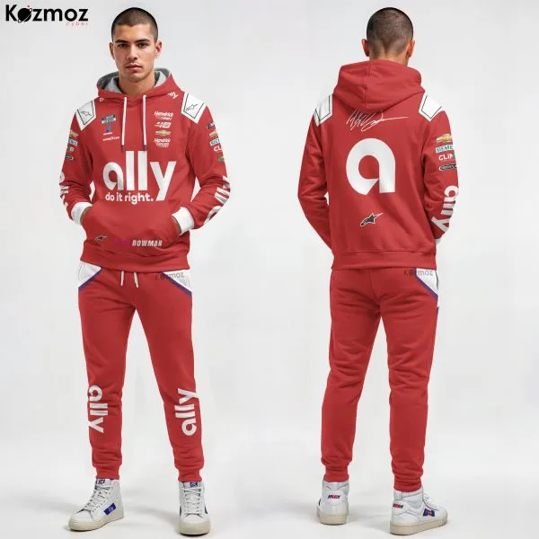 Alex Bowman Racing Suit Ally Red 2024 Collection - NASCAR Racing Team