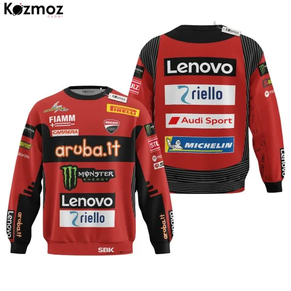 Alvaro Bautista Racing Costume 2020 - Aruba.It Ducati WSBK Team - Image 6