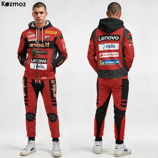 Alvaro Bautista Racing Costume 2020 - Aruba.It Ducati WSBK Team - Image 3