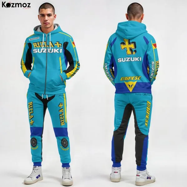 Alternative view of Alvaro Bautista Racing Costume Suit - Rizla Suzuki MotoGP Team