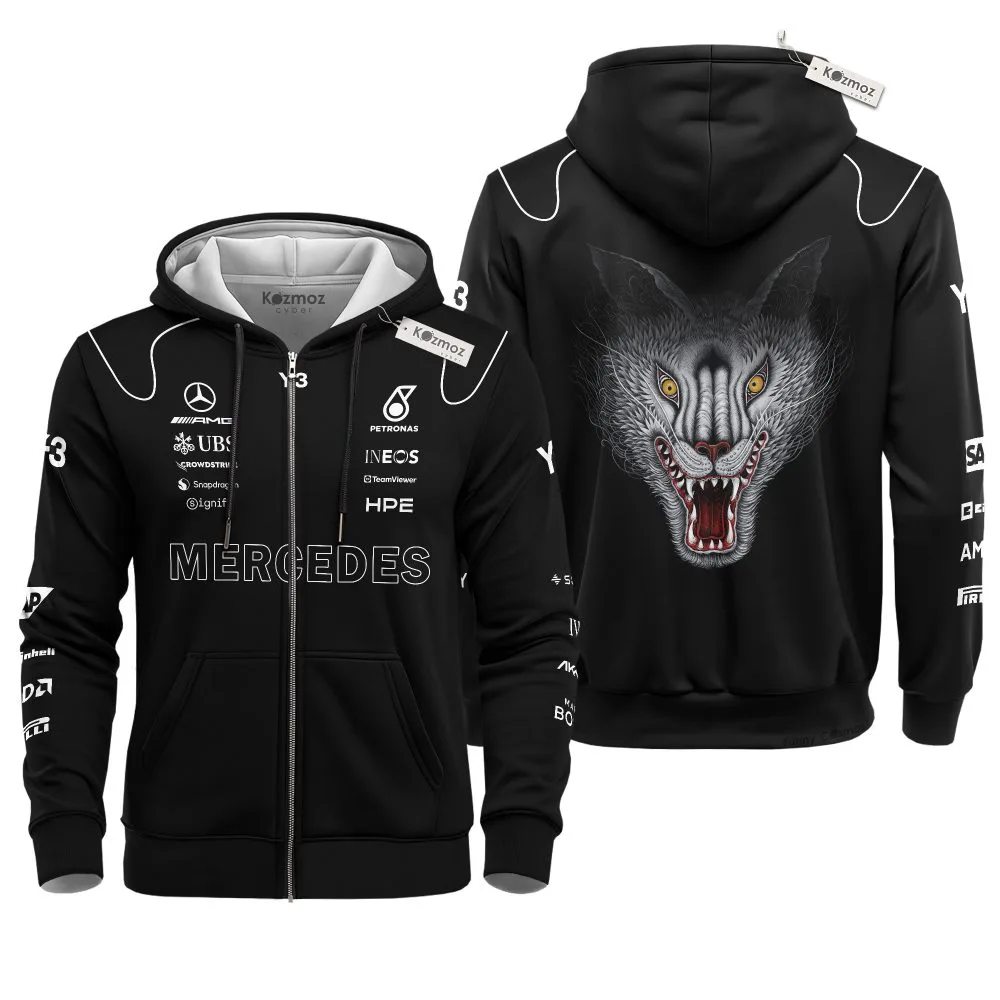 AMG Mer Y-3 Wolf F1 Team 2026 Costume Racing Suit - Image 4