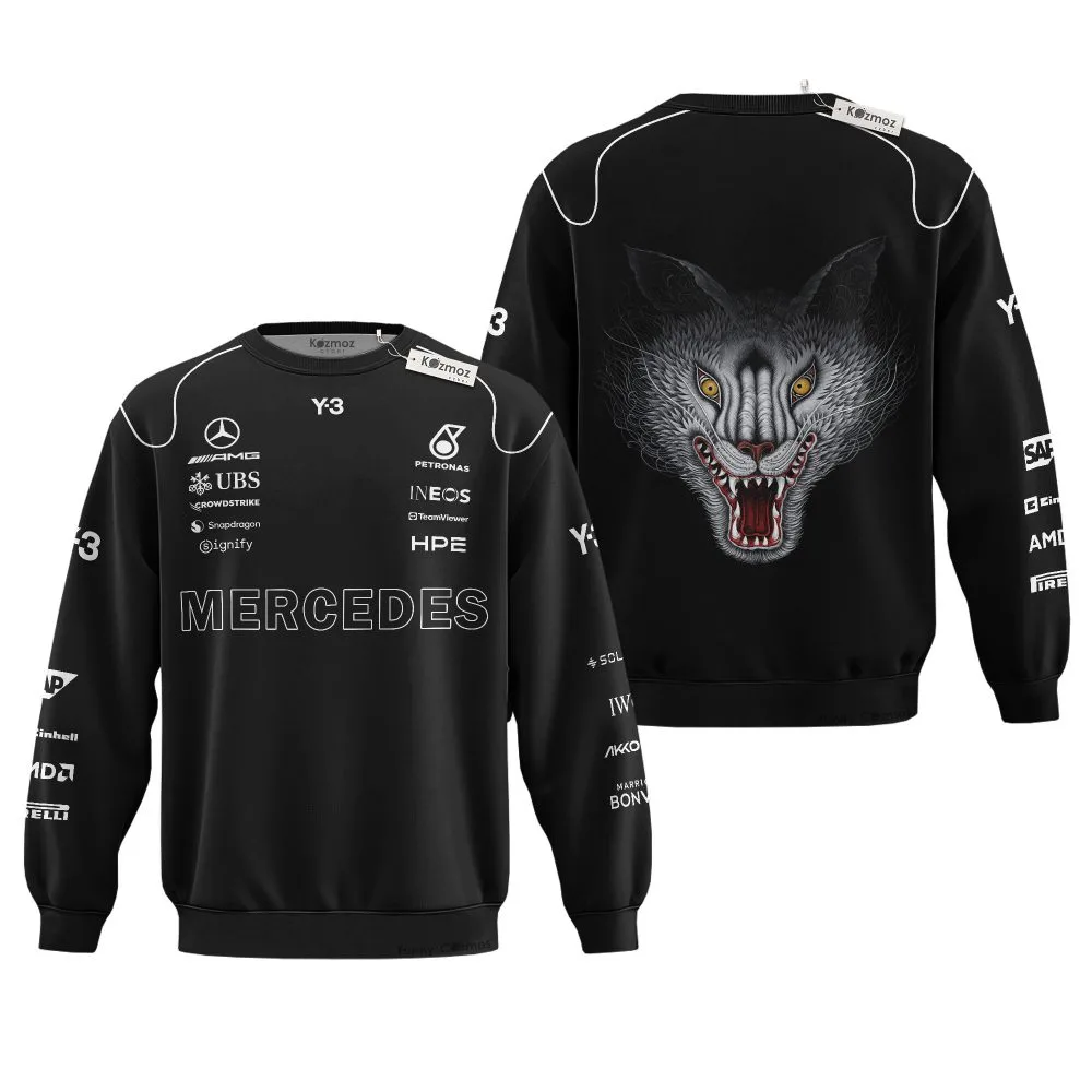AMG Mer Y-3 Wolf F1 Team 2026 Costume Racing Suit - Image 5