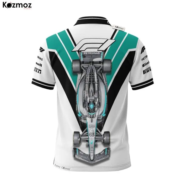 AMG Petronas 2025 Racing Polo Shirt Polo Team - Image 4