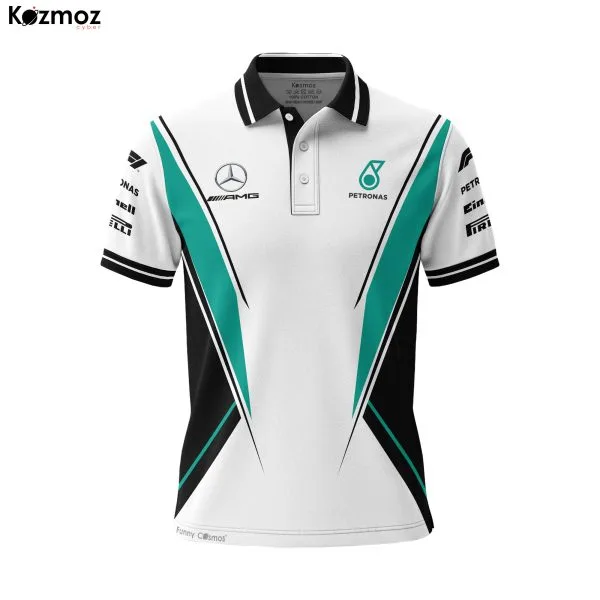 Alternative view of AMG Petronas 2025 Racing Polo Shirt Polo Team