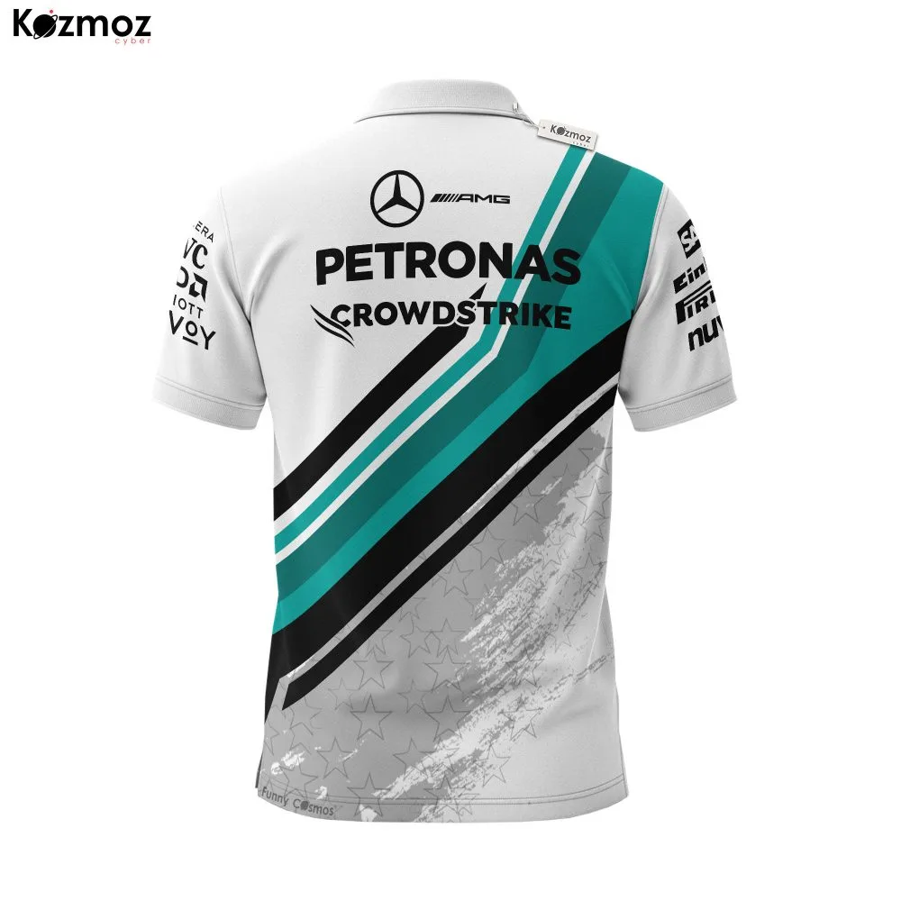AMG Petronas 2025 Racing Polo Shirt Themed Polo Team - Image 3