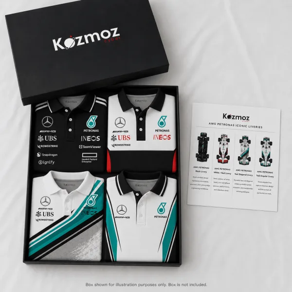 Alternative view of AMG Petronas F1 Polo Shirt Pack - Merc Team Bundle Gift