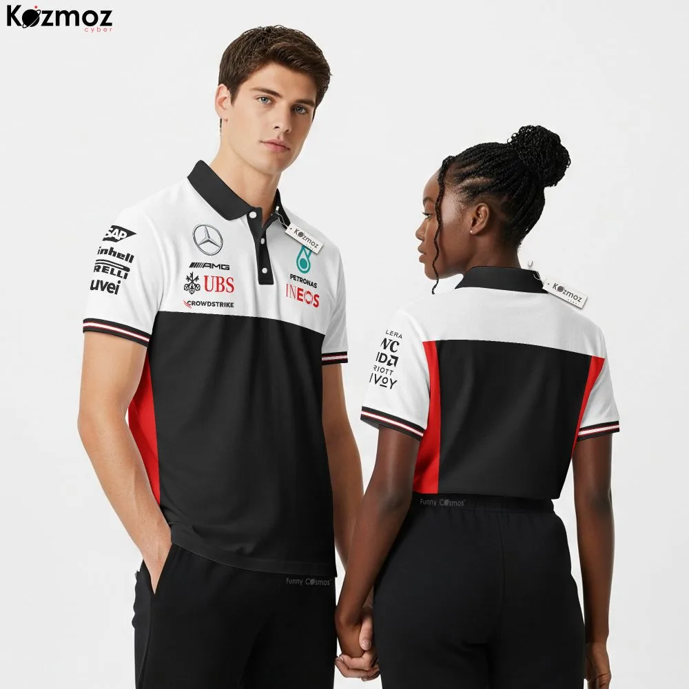 AMG Petronas F1 Polo Shirt Pack - Merc Team Bundle Gift - Image 4