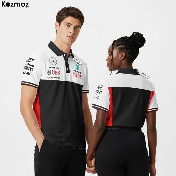 AMG Petronas F1 Polo Shirt Pack - Merc Team Bundle Gift - Image 4