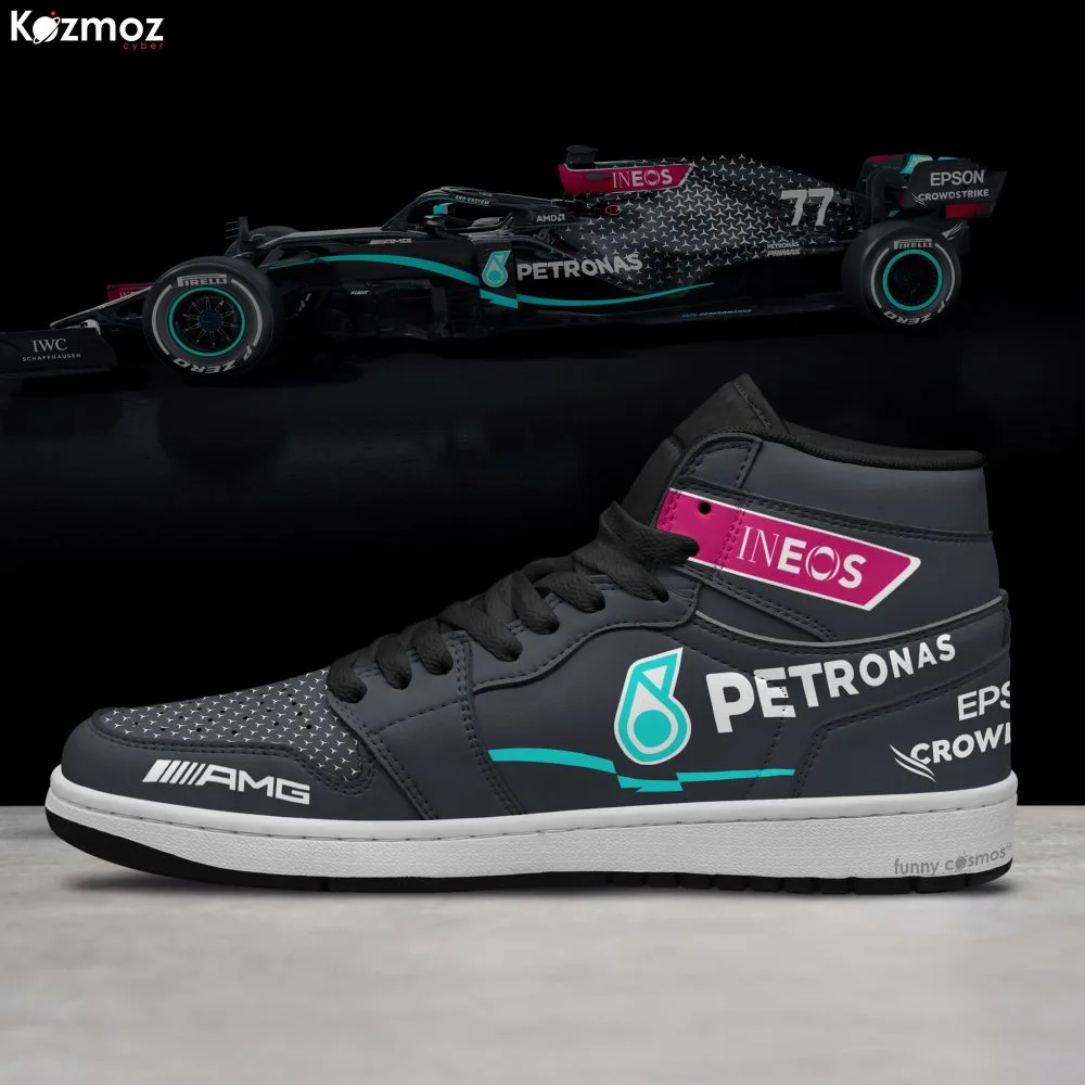 AMG Petronas Lewis Hamilton Custom Shoes Black Arrows Livery W11 Racing Shoes - Image 3