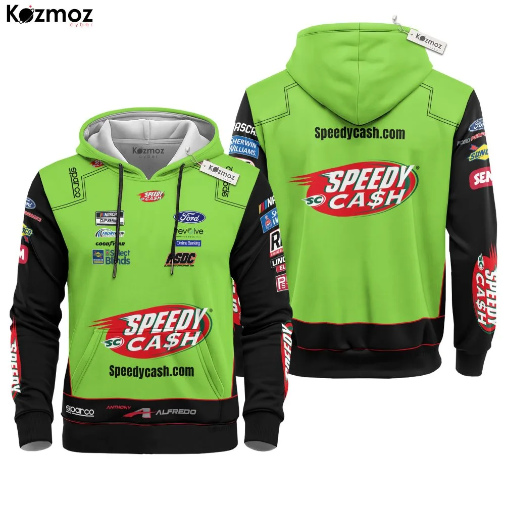 Anthony Alfredo Racing Costume 2022 Speedy Cash Collection - Our Motorsports NASCAR Racing Team - Image 2